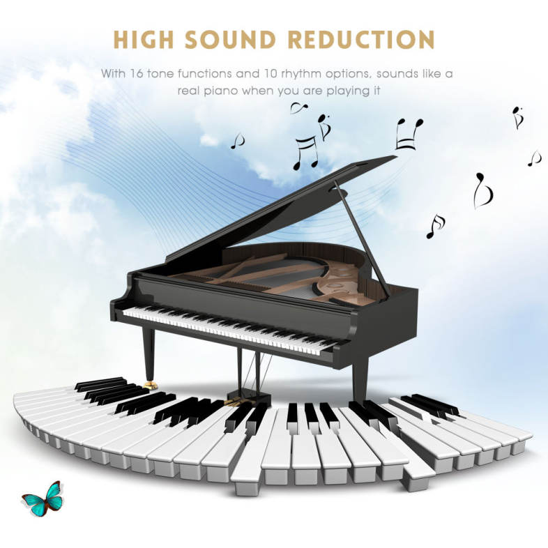 49 Keys Silicone Foldable Electronic Digital Roll-up Keyboard Piano with Speaker