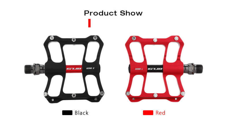 GUB GC060 Paired Outdoor Ultralight 9/16 inch MTB Mountain Bike Bicycle Aluminum Alloy Anti-slip Pedal