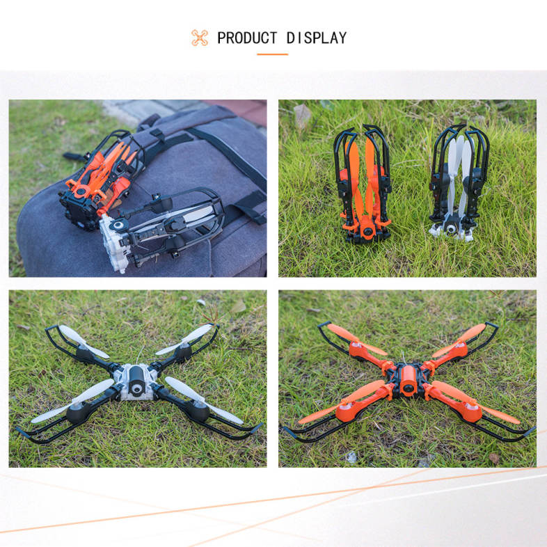 Flytec T15 Foldable 0.3MP WiFi Camera RC Quadcopter 2.4G 4CH 6-axis Gyro Headless High Hold Mode 3D Unlimited Flip Drone RTF