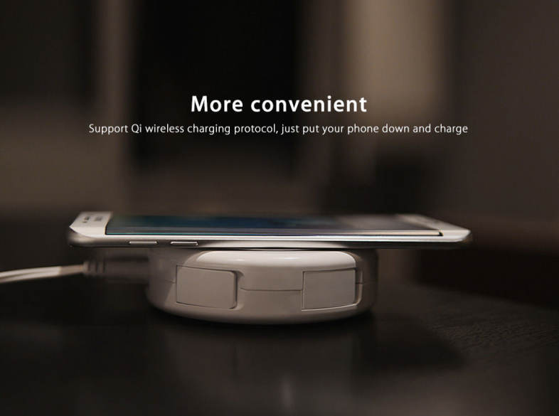 NILLKIN MC010 Multifunctional Qi Wireless Charger with 4 USB Output Port