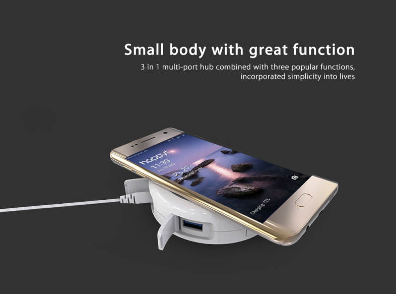 NILLKIN MC010 Multifunctional Qi Wireless Charger with 4 USB Output Port