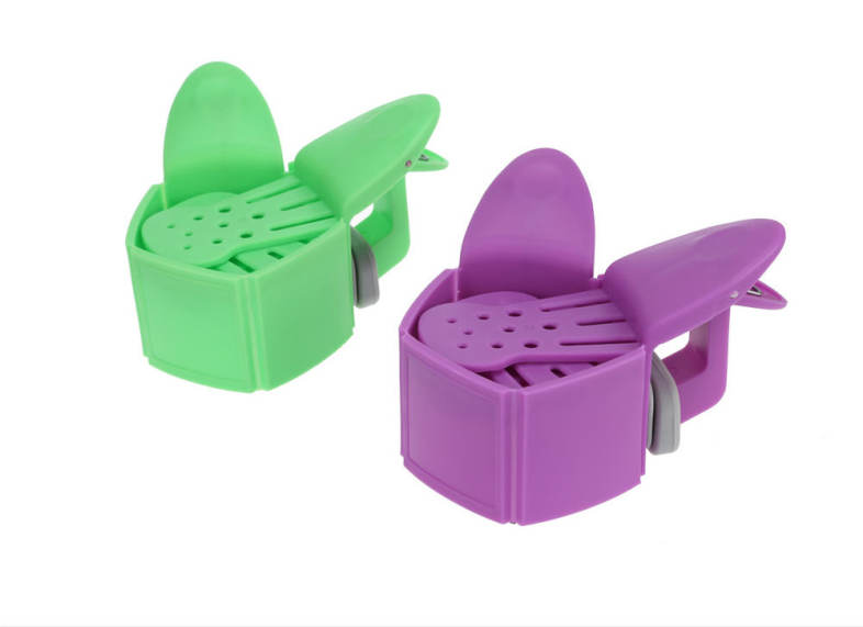 Folding Silicone Kitchen Strainer Clip Pan Drain Rack
