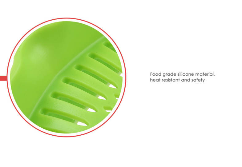 Silicone Kitchen Strainer Clip Pan Drain Rack