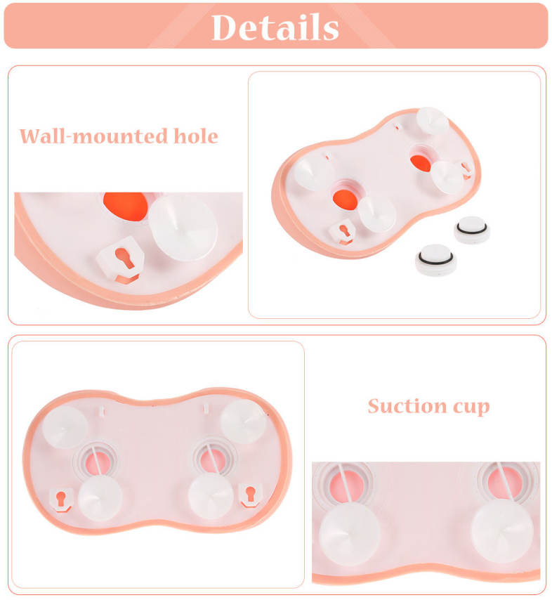 Creative Breast Shape Soap Liquid Dispenser Lotion Bottle