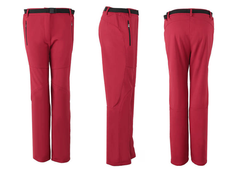Waterproof Soft Shell Warm Women Pants for Outdoor Hiking Cycling