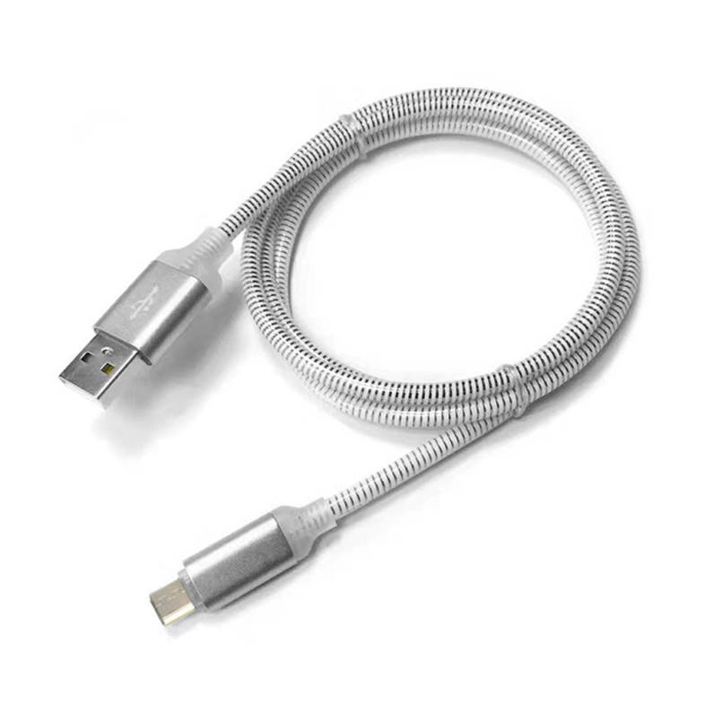 1M USB Light Cable for Samsung HTC Huawei Xiaomi Android Keep Charging with 7 Colours Fast Charge Wire