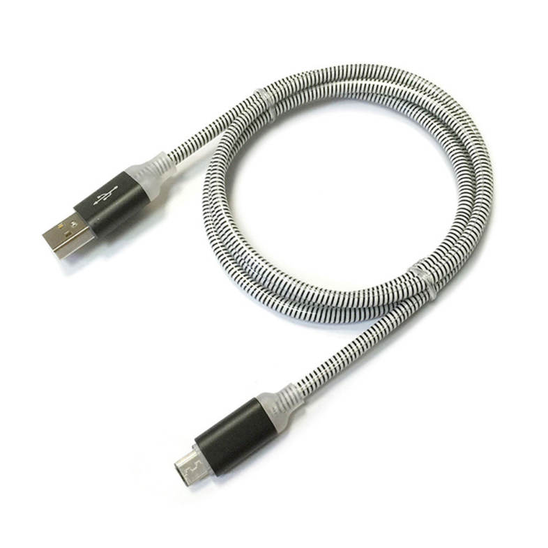 1M USB Light Cable for Samsung HTC Huawei Xiaomi Android Keep Charging with 7 Colours Fast Charge Wire