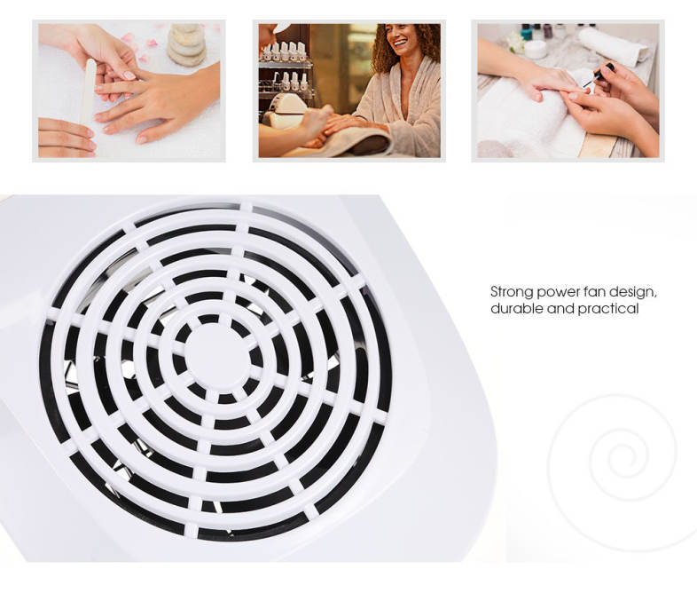 Strong Power Nail Dust Collector Beauty Machine