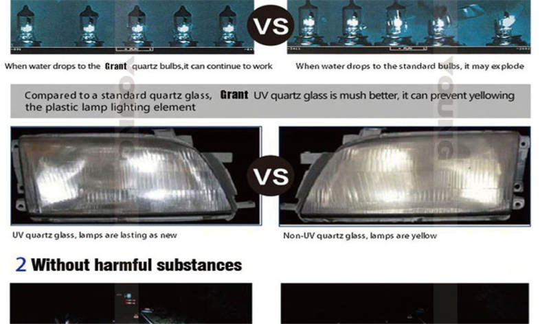 H1 Halogen Bulbs DC12V 55W 6000K Xenon High Beams White Car Headlight Auto Lamps Lights