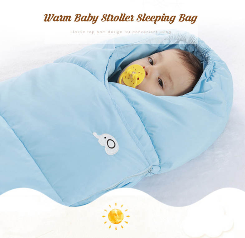 Baby Stroller Sleeping Bag Warm Swaddle Quilt Blanket Wrap Sleep Sack