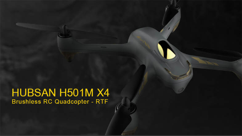 HUBSAN H501M X4 GPS Brushless RC Drone RTF WiFi FPV 1280 x 720P / Waypoints / Follow Me Mode