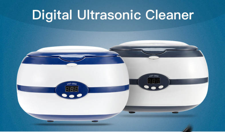 Mini Digital Ultrasonic Cleaner Jewelry Eyeglass Watches Cleaning Machine