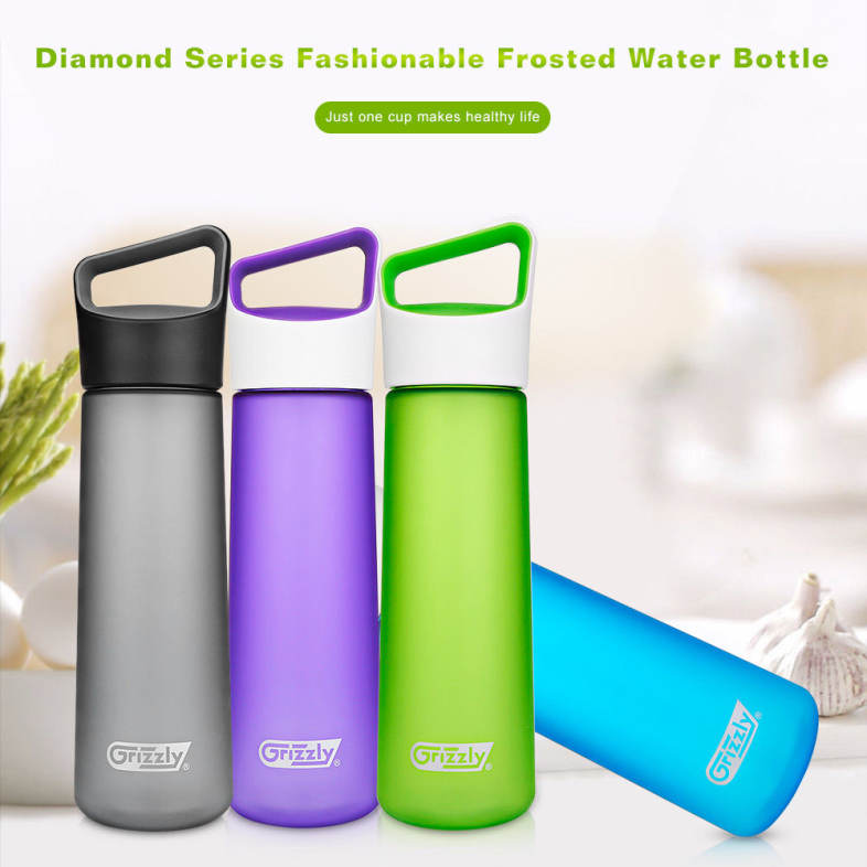 Grizzly ES8102A - CX 700ML BAP-free Unbreakable Leak-proof Portable Frosted Plastic Water Bottle 