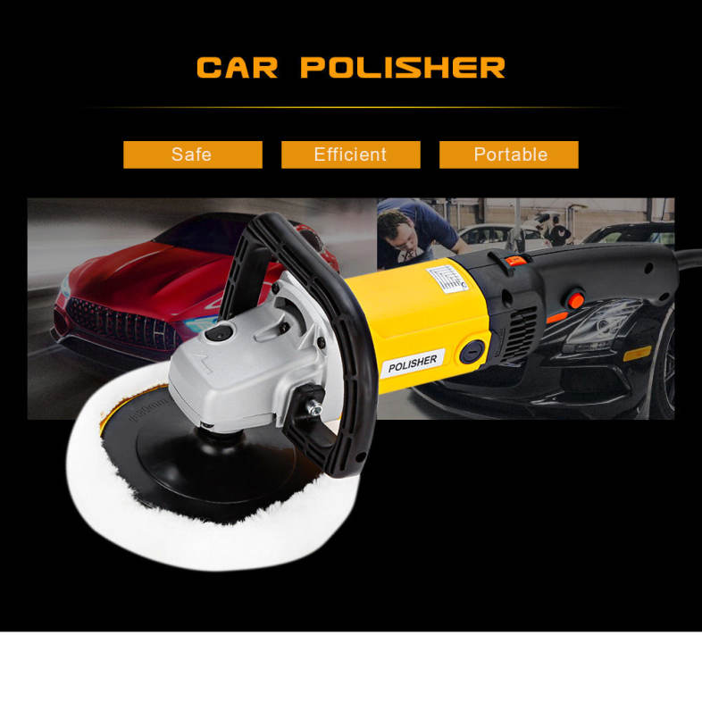 1200W Car Electric Polisher 6 Speed Grades Copper Wire Motor for Polishing Waxing 