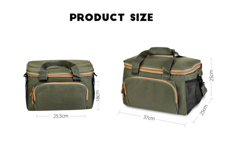 LEO Square Multifunctional Fishing Tackle Bag Canvas Waist Lure Pack