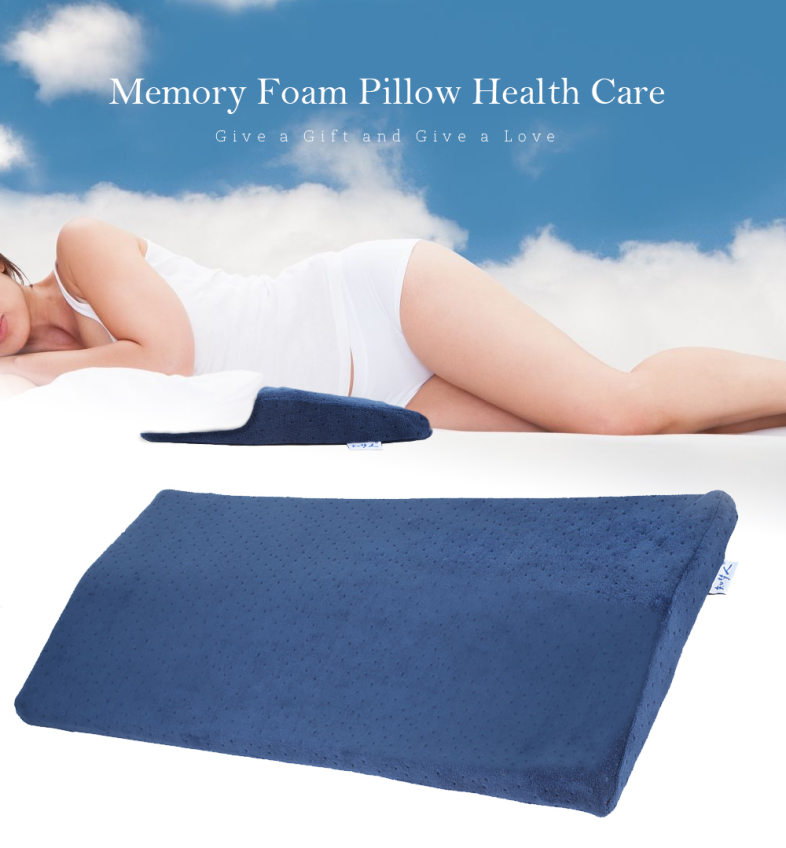 Memory Foam Pillow Orthopedic Latex Neck Fiber Slow Rebound Massager 