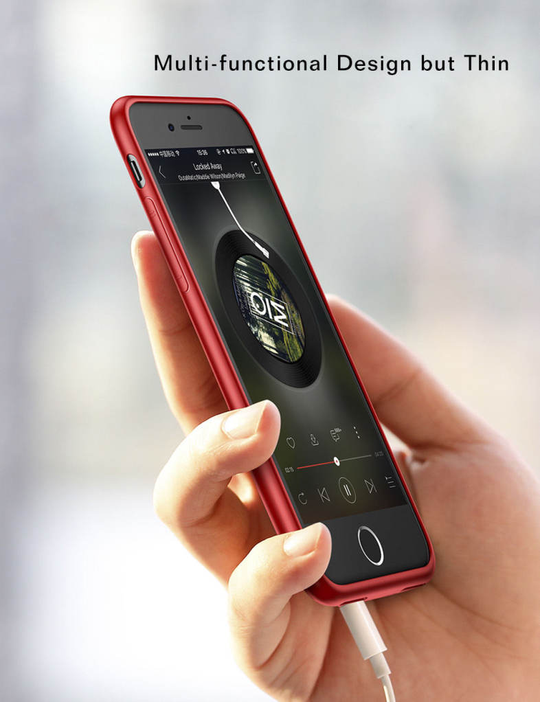 Baseus Audio Case Double IP Interfaces PC TPU for iPhone 7 / 8  