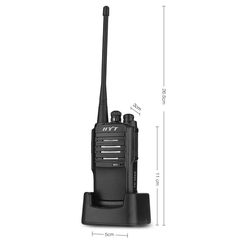 Hytera TC - 500S Analog Tow-way Radio 450 - 470MHz 1300mAh Portable Intercom 