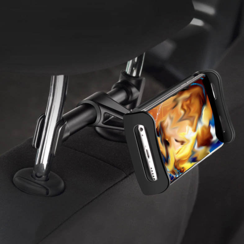 ZIQIAO 4 - 11 inch Extendable Car Headrest Back Seat Tablet Stand Mount Holder