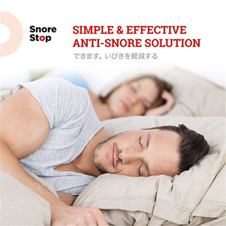 Set of 2 Premium Anti-Snoring Nose Vents Soft Silicon Stop Snoring Device Night