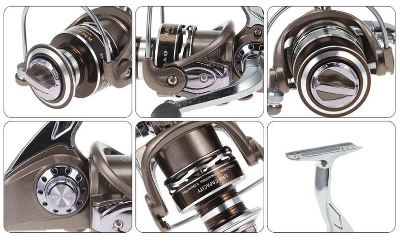 KM Series 13 Ball Bearings Spinning Fishing Reel