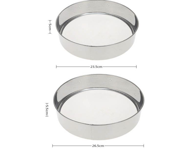 Stainless Steel Fine Mesh Flour Sifter 6PCS