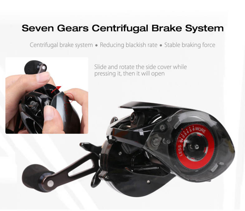 TSURINOYA BRONTOSAURUS 3000 6.3:1 10   1BB Left / Right Hand Bait Fishing Baitcasting Reel
