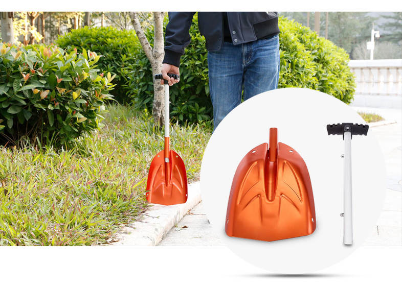 LS - 504 Off Road Foldable Shovel Aluminum Handle Snow Tool for Outdoor Hiking Gardening Camping