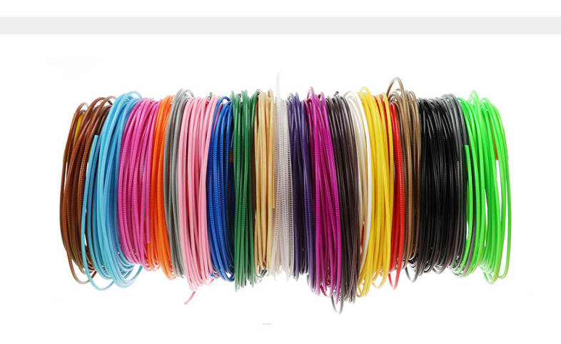 20 Colors Printer Filament Accessories for MYRIWELL 3D Printing Pen