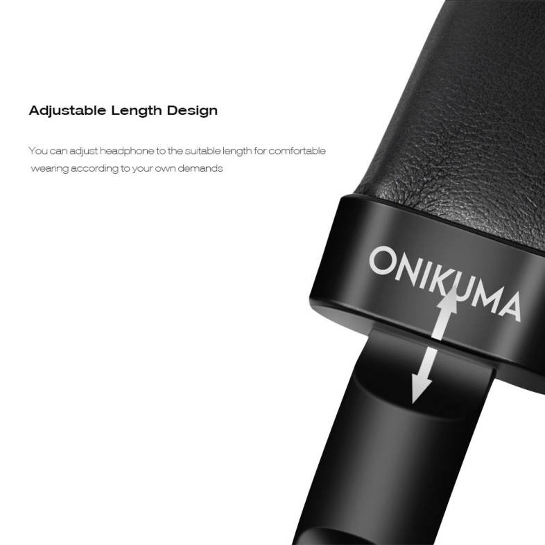 ONIKUMA B10 HD Stereo Music Headphones with Built-in Microphone 3.5MM Wired Earphone 