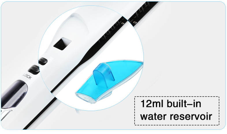 Ceramic Hair Straightener Brush Comb Hairbrush Straightening Steam Styler 