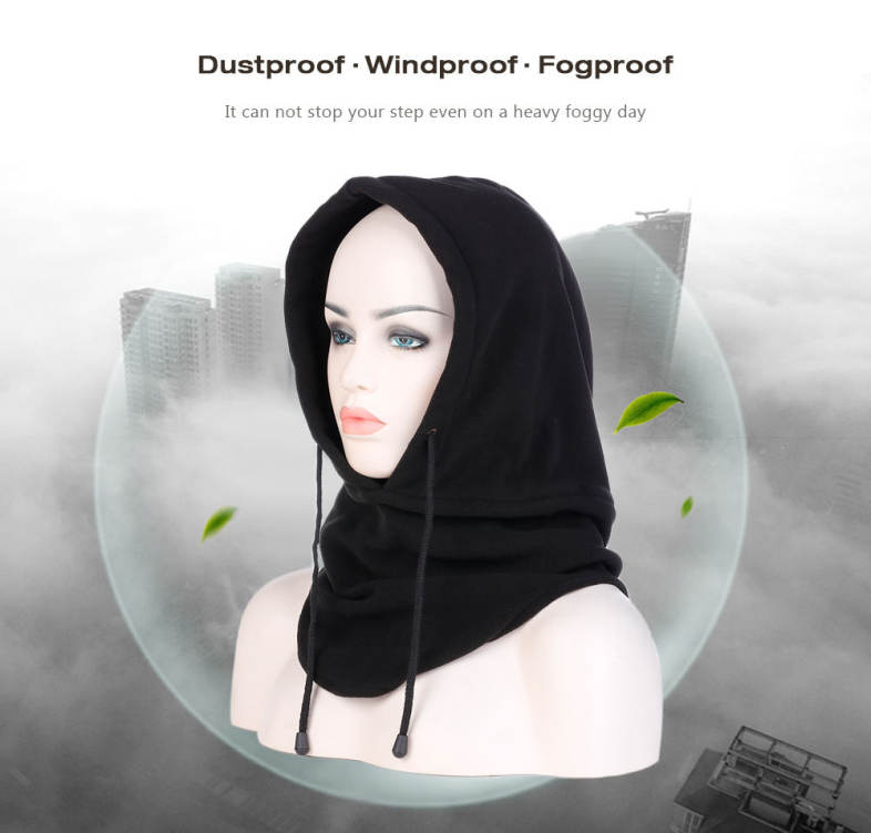 Unisex Windproof Motorcycle Bicycle Face Mask Neck Cap Thermal Fleece Hat