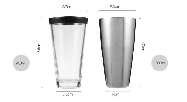 Professional Stainless Steel Bartender Cocktail Shaker