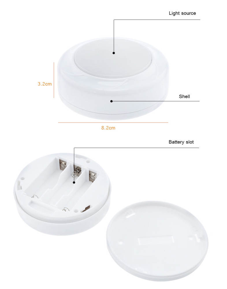 Wireless Puck Light LED Cabinet Lamp