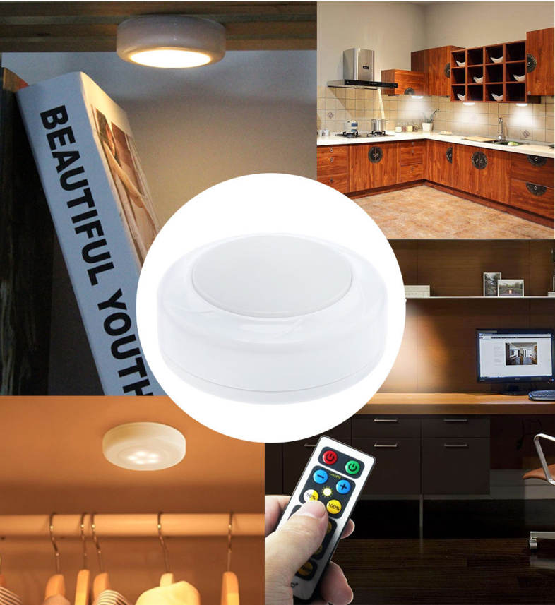 Wireless Puck Light LED Cabinet Lamp