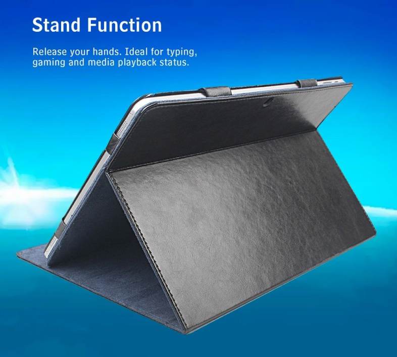 PU Leather Folio Cover Full Body Protective Skin Stand for CHUWI Hi13