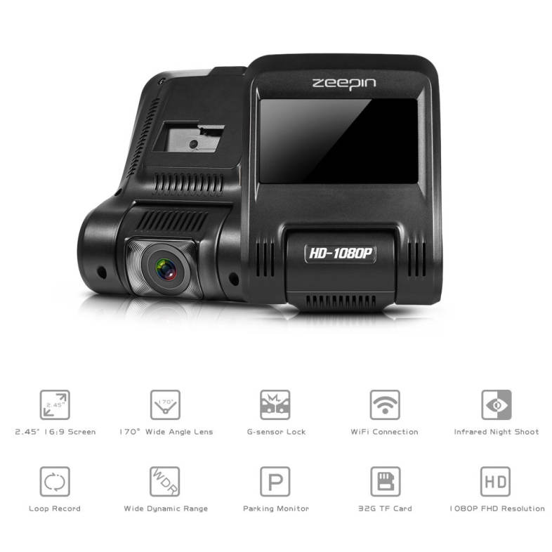 ZEEPIN D012 WiFi Dash Cam 1080P FHD Driving Recorder