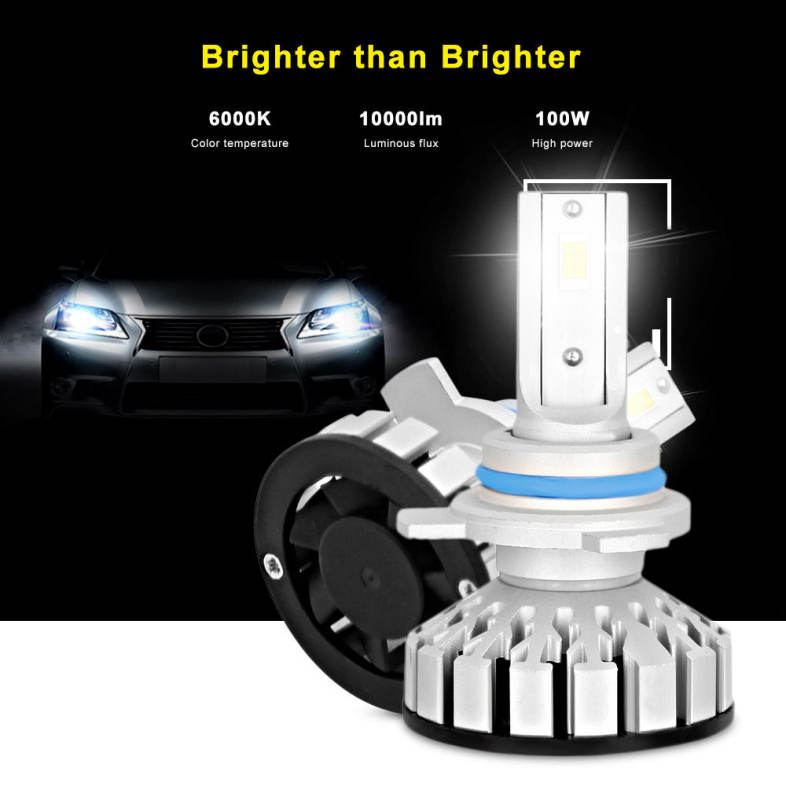 LS01 - R8 9012 / HIR2 Automobile LED Headlight 100W 10000lm 