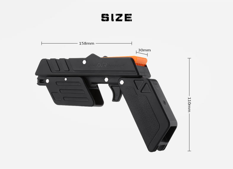 Nomu Ar1 Bluetooth 4 0 Ar Game Gun Black And Orange Hubstore