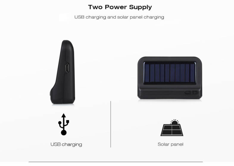Pershn T881 - TJ Car Tire Pressure Monitoring System Solar Panel LCD Display with 4 Wireless Internal Sensors 