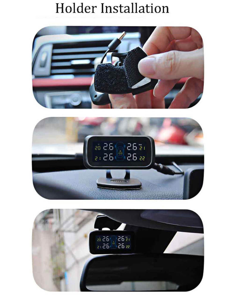 Pershn U903 TPMS Tire Pressure Monitoring System with 4 External Sensors 
