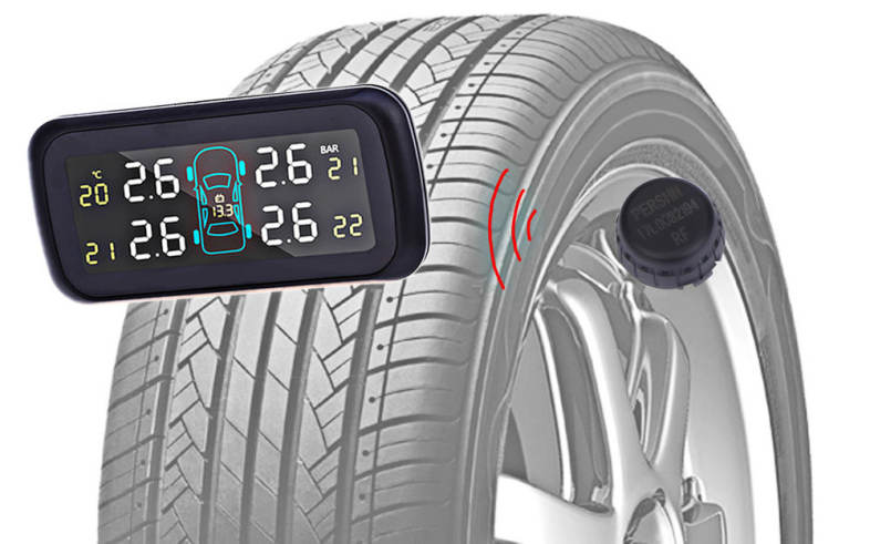 Pershn U903 TPMS Tire Pressure Monitoring System with 4 External Sensors 