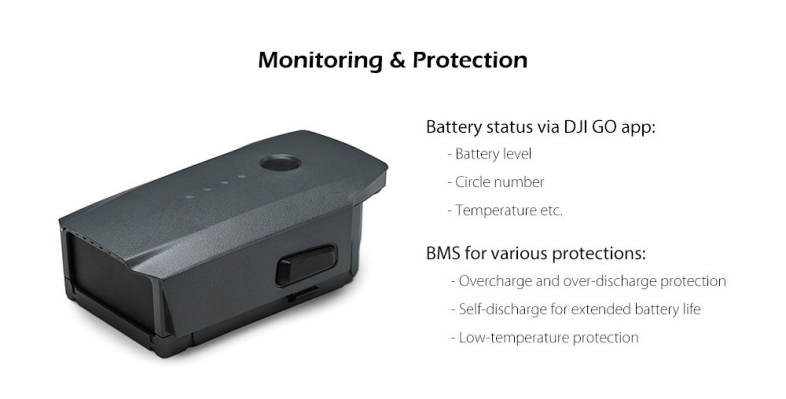 Original DJI 3830mAh 11.4V Intelligent Flight Battery for Mavic Pro