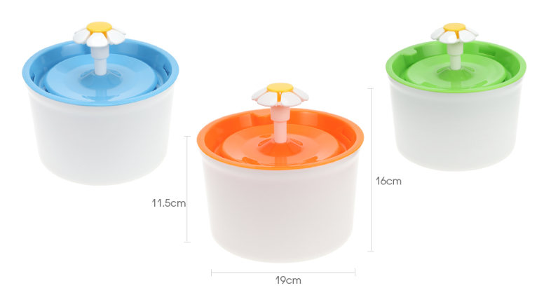 Little Pet Fountain Automatic Cat Dog Kitten Water Drinking Bowl Drink Dish Filter