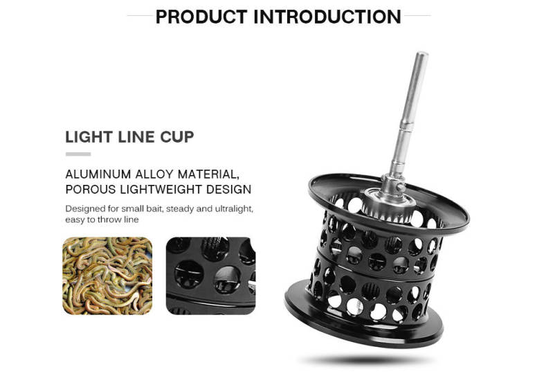 TSURINOYA XF50 / XF150 Baitcast Reel Fishing Spool Lightweight Aluminium Alloy Wire Cup