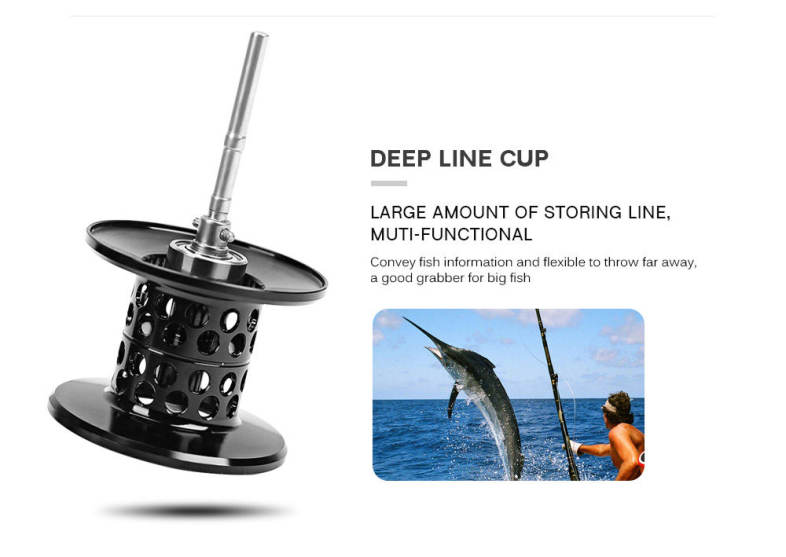 TSURINOYA XF50 / XF150 Baitcast Reel Fishing Spool Lightweight Aluminium Alloy Wire Cup