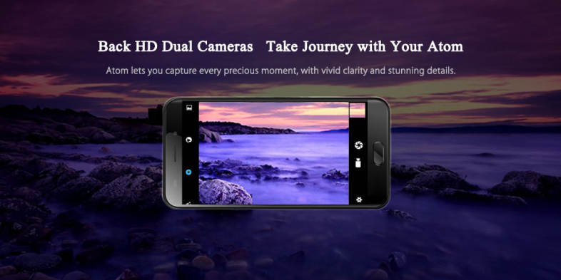 AllCall Atom 4G Smartphone 5.2 inch Android 7.0 MTK6737 Quad Core 1.3GHz 2GB RAM 16GB ROM 2.0MP   8.0MP Dual Rear Cameras
