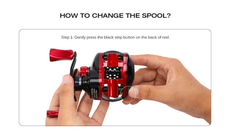 Tsurinoya XF - 50 6.6:1 Two Model Left / Right Hand Metal Deep Spool Optional 9   1BB Water Drop Wheel Bait Casting Fishing Reel