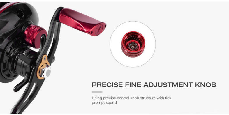 Tsurinoya XF - 50 6.6:1 Two Model Left / Right Hand Metal Deep Spool Optional 9   1BB Water Drop Wheel Bait Casting Fishing Reel