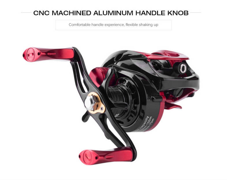 Tsurinoya XF - 50 6.6:1 Two Model Left / Right Hand Metal Deep Spool Optional 9   1BB Water Drop Wheel Bait Casting Fishing Reel